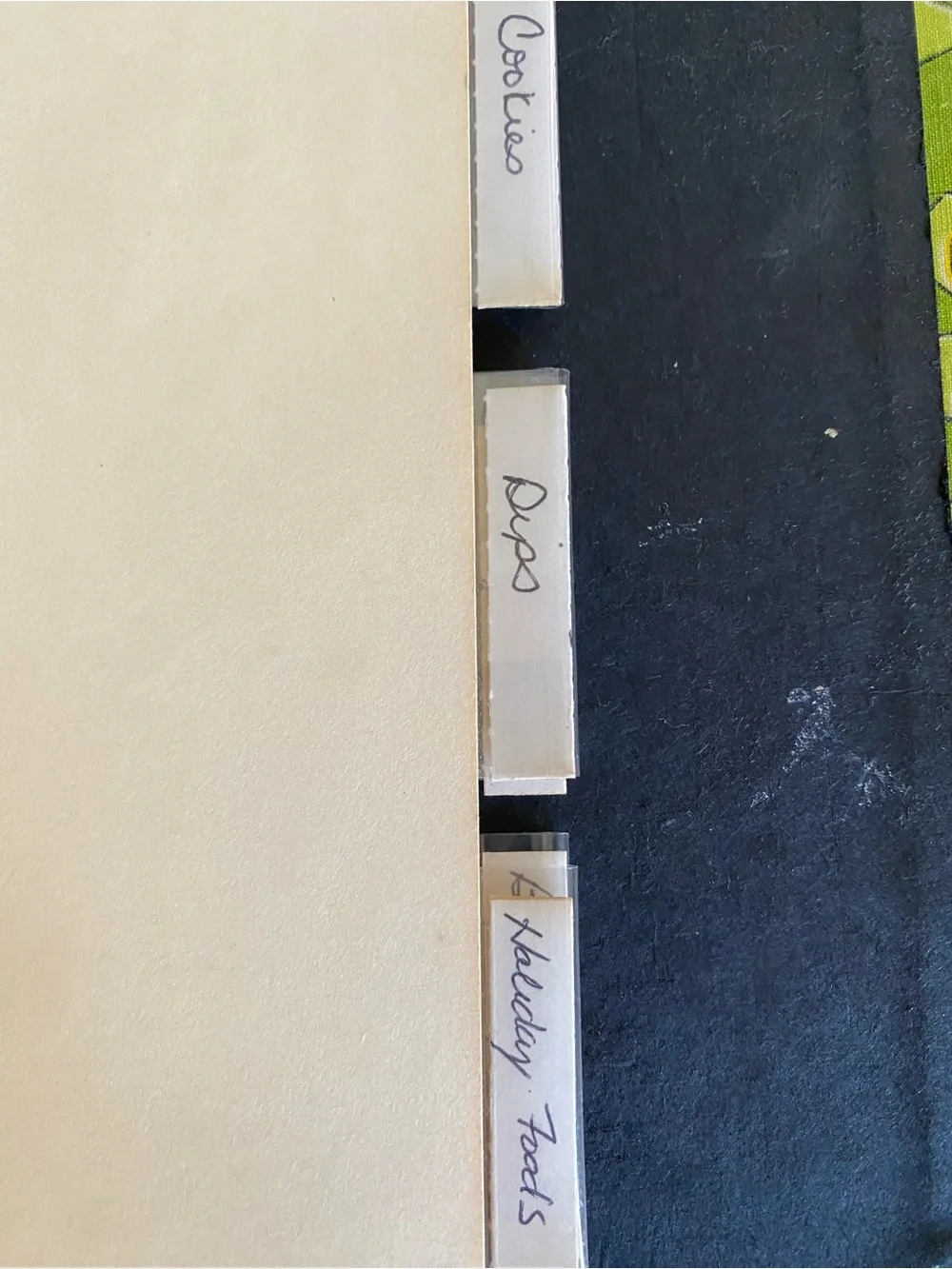 Vintage MCM HyTone Canvas 3 Ring Binder 3/4